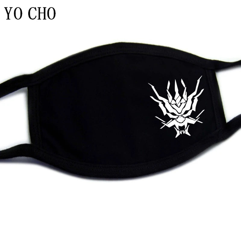 YO CHO Unisex Cotton Dust Mouth Mask – Anime Cartoon Respirator, Warm Mouth Muffle, Perfect Birthday Party Gift