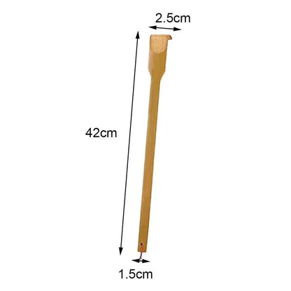Bamboo Back Scratcher & Massage Stick - Anti-Itch Health Care Tool for Seniors