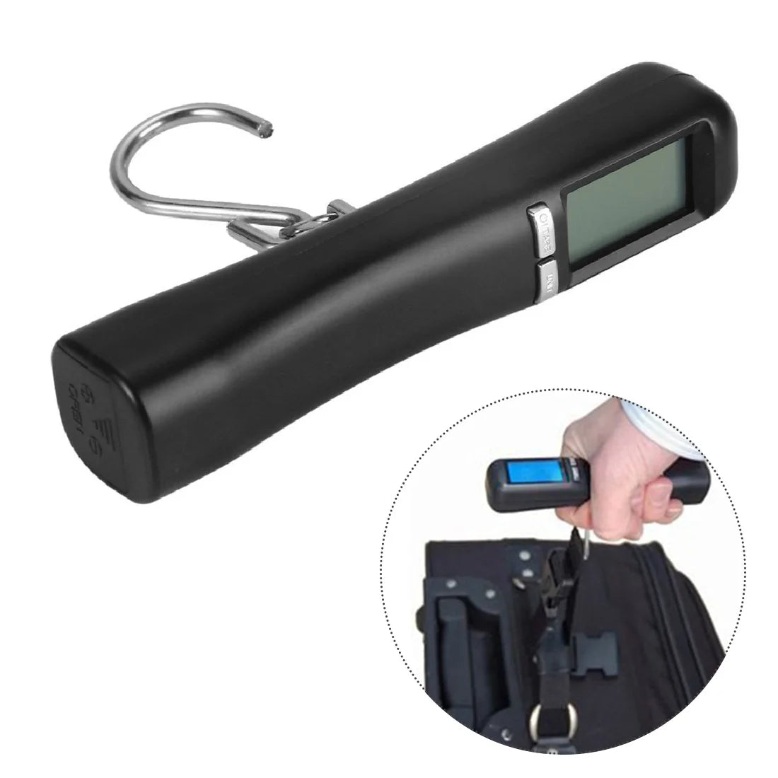 New 40kg/10g Digital Luggage Scale - Portable Travel Suitcase Hanging Scale, Handheld Electronic Weight Balance for Kitchen & More