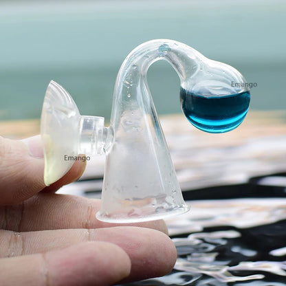Fish Tank CO2 Diffuse Glass Drop Checker: Long-Term PH Monitor Tester for CO2 Monitoring - Indicator Glass Drop Checker
