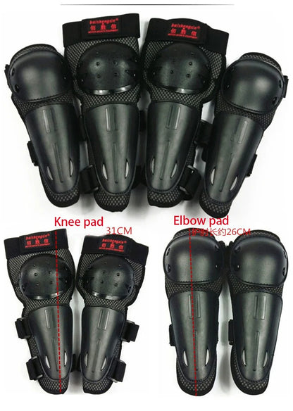 Kids Motocross Body Armor Vest – Chest, Spine & Knee Protection Gear for Boys & Girls (Height 0.85–1.7m)