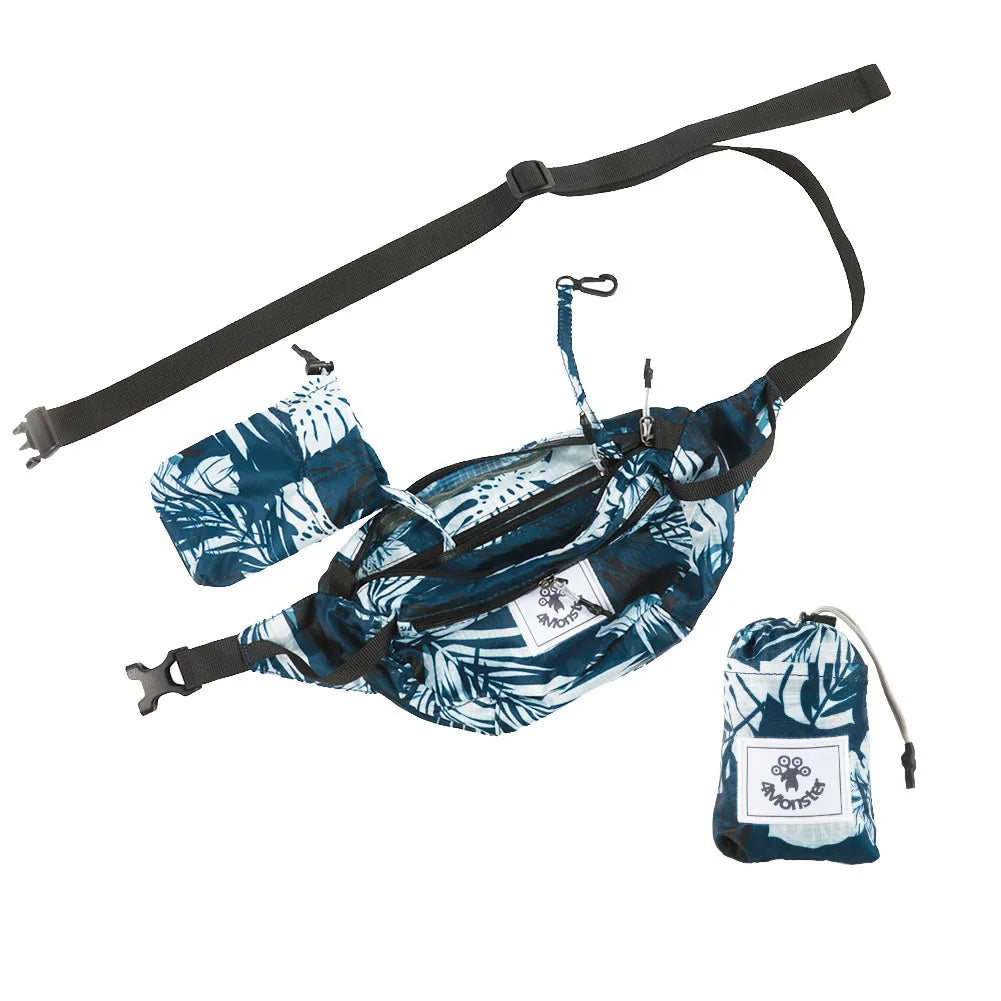 Hiking Waist Pack – Lightweight 2L Water-Resistant Fanny Pack with Adjustable Strap for Outdoor Adventures