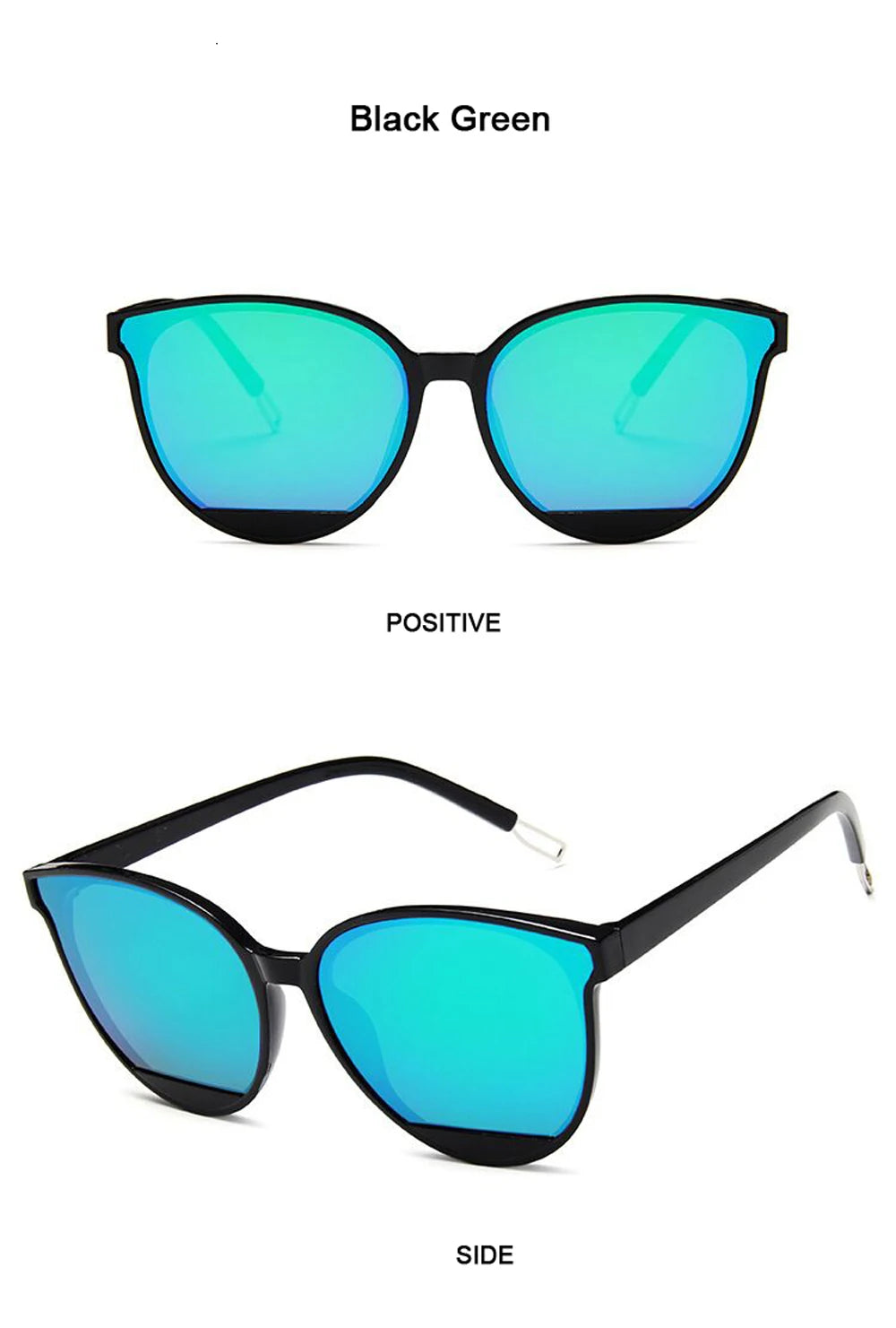 2025 New Arrival Fashion Sunglasses for Women, Vintage Metal Mirror Sun Glasses, UV400 Protection Oculos De Sol Feminino
