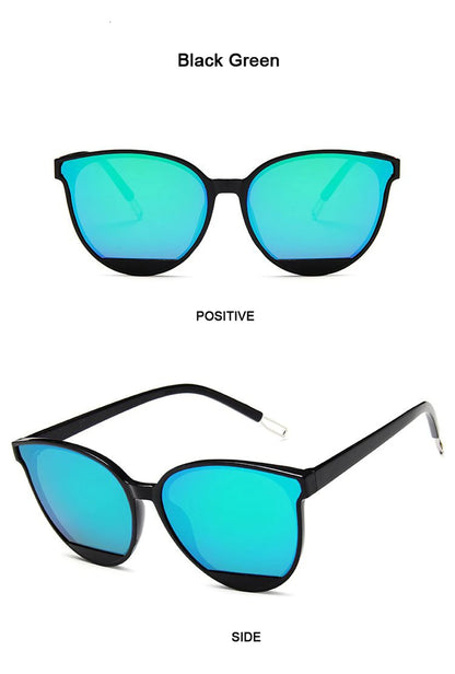 2025 New Arrival Fashion Sunglasses for Women, Vintage Metal Mirror Sun Glasses, UV400 Protection Oculos De Sol Feminino