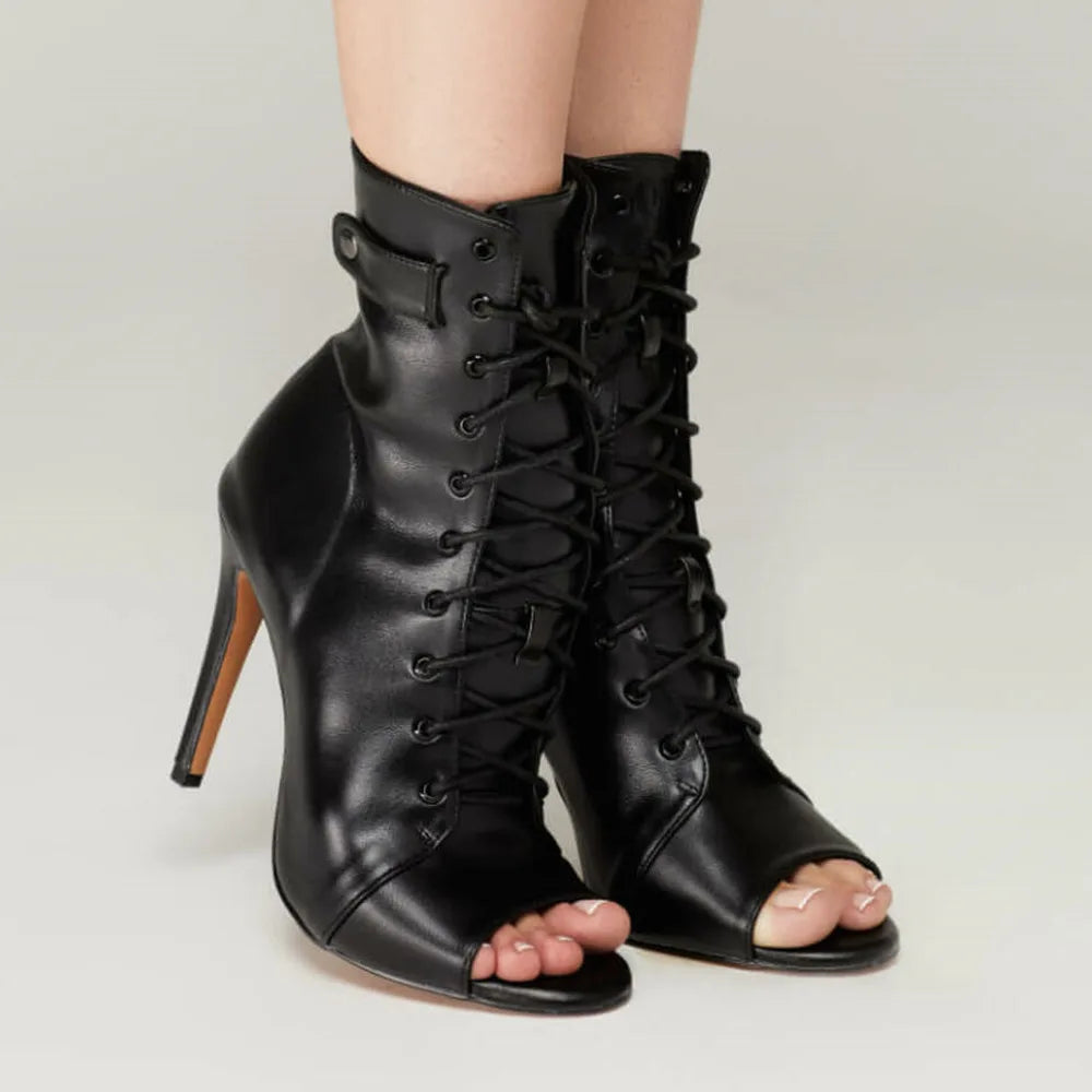 Women’s Latin Dance Stiletto Heels - Sexy High Heel Ballroom Party Dance Shoes