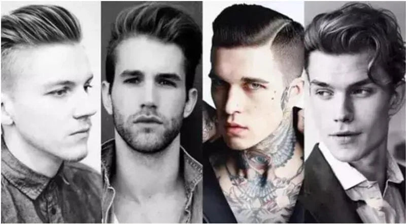 Men's Professional Wide Tooth Hair Comb & Brush – Barber-Grade Hair Styling Tool for Men