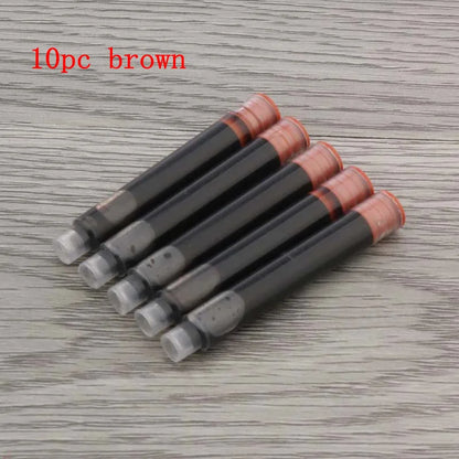 High Quality Transparent White Piston Fountain Pen with Bullet Nib 0.38mm/0.5mm for Office & School Stationery