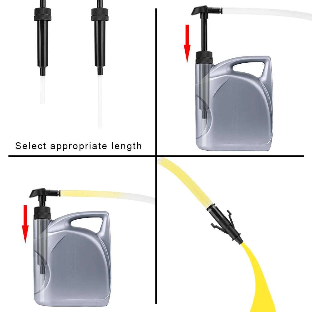 High-Pressure Car Oil Change Pump - Diesel & Gasoline Fuel Suction Hand Pump for Trucks, Motorcycles - Convenient Accessories