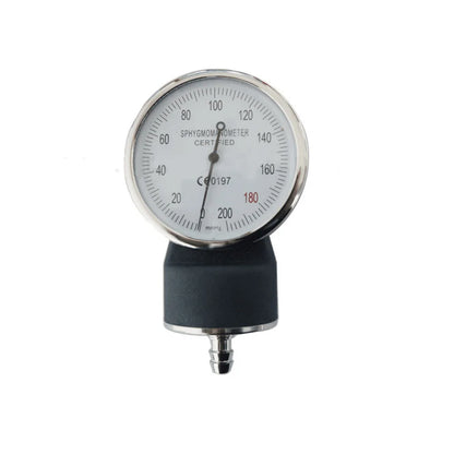 300mmHg Handheld Pressure Gauge - PVC Bulb for Aneroid Sphygmomanometer NIBP Cuff Blood Pressure Accessory