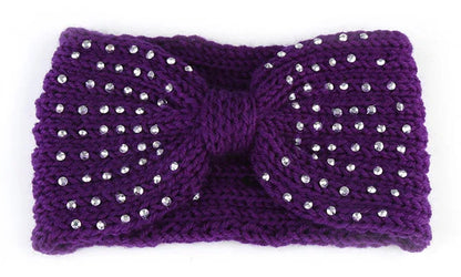 Women's Solid Color Knitted Headband – Elastic Twisted Turban Headwrap, Winter Hair Band for Girls, Fashion Hair Accessories