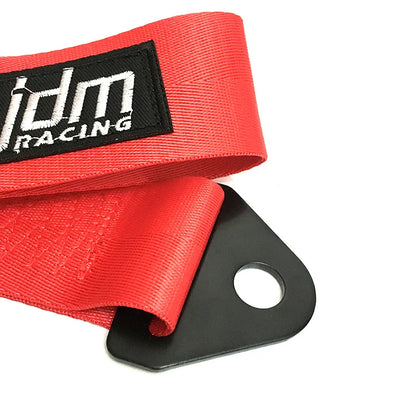 High-Strength Nylon Car Tow Strap - Universal JDM Racing Front & Rear Bumper Towing Accessory
