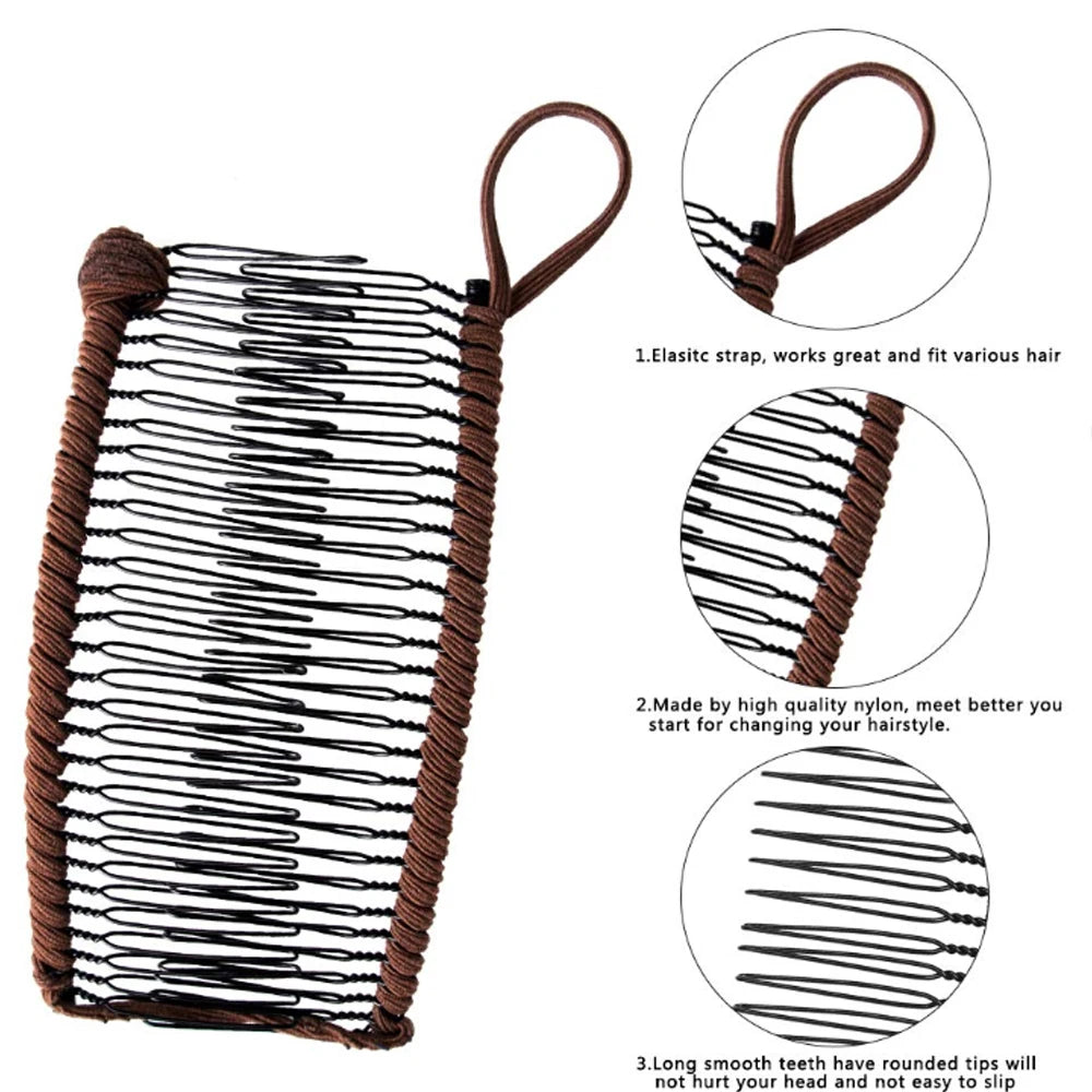 20/30 Tooth Banana Hair Clip for Thick Curly Hair - Vintage Bar Closure Combs, Modeling Tools Hairpins Hair Accessories
