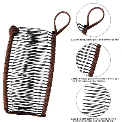 20/30 Tooth Banana Hair Clip for Thick Curly Hair - Vintage Bar Closure Combs, Modeling Tools Hairpins Hair Accessories