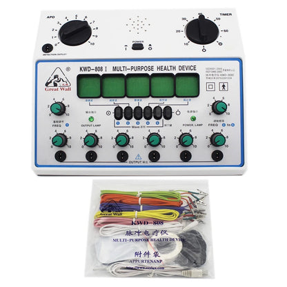 Electro Acupuncture Stimulator Machine – Nerve & Muscle Therapy with 6 Waveforms, 6 Output EMS Massager