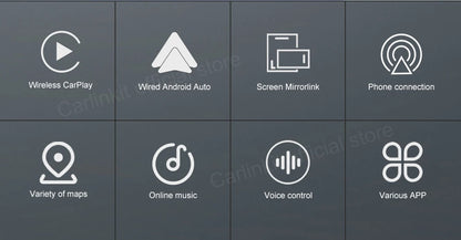 Carlinkit Wireless CarPlay Activator & Android Auto Wired USB Dongle AI Box with Bluetooth Charger & MirrorLink for Android Radio
