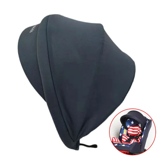 Baby Car Seat Sun Canopy - Universal Adjustable Safety Seat Sunshade with Support Rod for Infant Basket