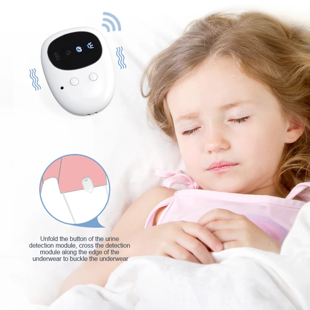 Wireless Bedwetting Alarm with Receiver - Pee Alarm for Kids, Potty Training & Elder Care (10-20M Range, Vibration Reminder)