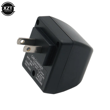 AC to 12V DC Car Socket Adapter - US/UK Plug Power Converter for Automotive Electronic Devices