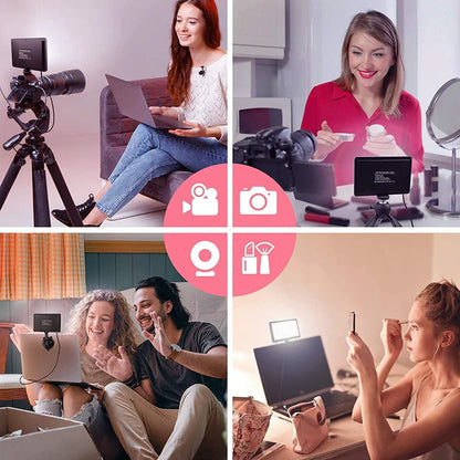 LED Photography Video Light Panel Kit - RGB Lighting for Studio, YouTube & Live Streaming with Tripod Stand