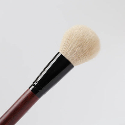 OVW Goat Hair Powder Makeup Brush – Portable Travel Blending Cosmetic Tool