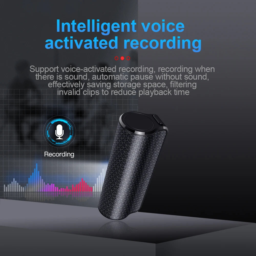 40Days Mini Digital Voice Recorder Pen – 8/16/32GB Audio MP3 Player with Magnetic Activation