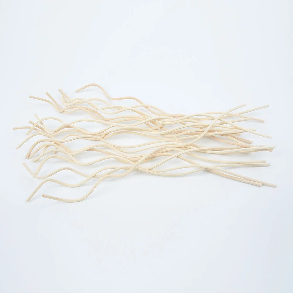 20PCS Diffuser Sticks – Long Wavy Rattan Reed Replacement for Fragrance Diffuser, Air Freshener Accessory
