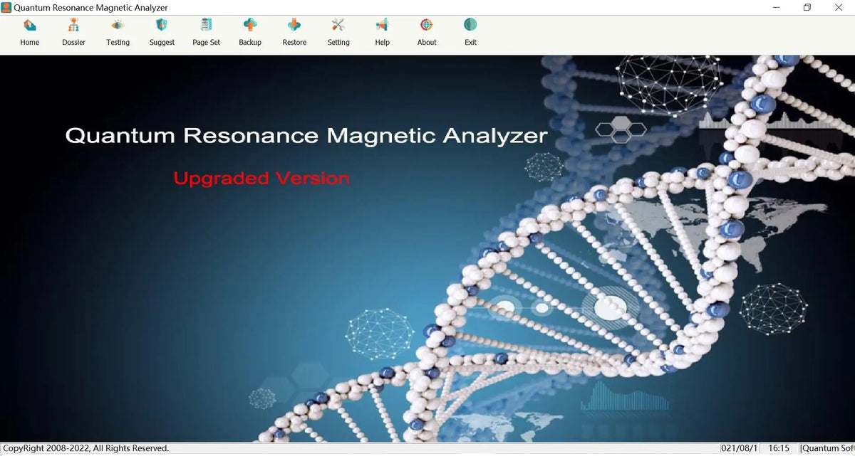 62-Report Quantum Magnetic Resonance Analyzer - Touchscreen Full-Body Analysis Machine with FIR Technology