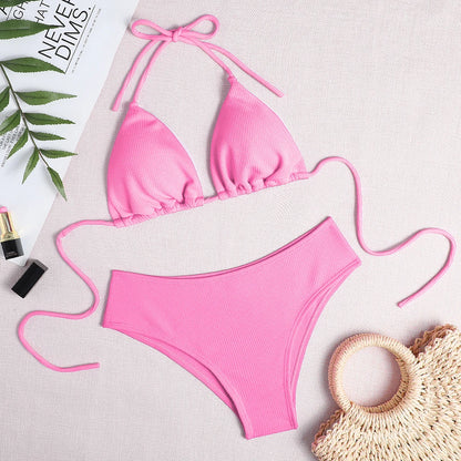 Women Brazilian Bikini Set - Sexy Push-Up Two Piece Swimsuit Beachwear Swimwear Bathing Suit