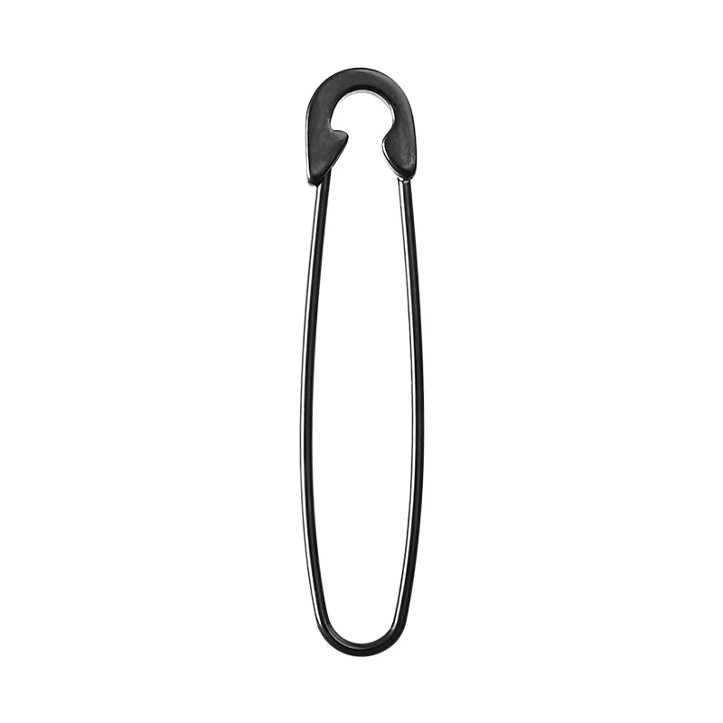 Colorful 18G Surgical Steel Safety Pin Earrings – Punk Hip Hop Cartilage & Eyebrow Piercing Stud Ear Cuff Jewelry Accessories
