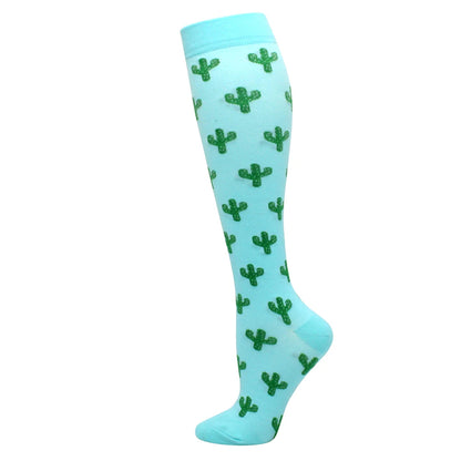 Compression Support Socks for Men & Women – Running Nursing Stockings for Edema, Varicose Veins & Blood Circulation Sports Wear