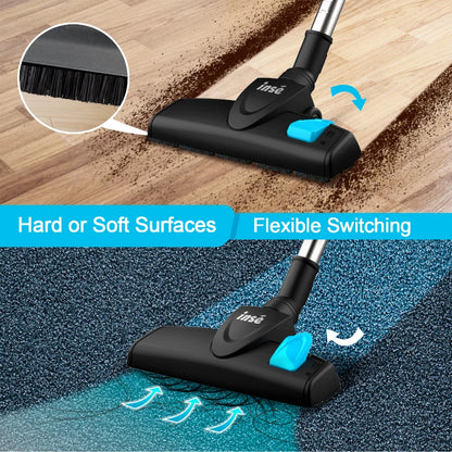INSE I5 Corded Vacuum Cleaner – 18Kpa Suction, 600W Motor, Stick & Handheld for Home, Pet Hair, and Hard Floors
