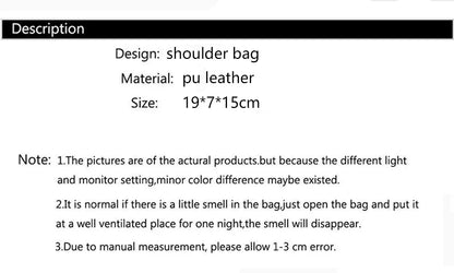 Women's Crossbody Bag – Solid Color Fashionable Retro Flipped Design, Casual and Simple Style