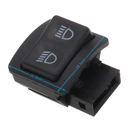 5Pcs Motorcycle Handlebar Switch Set – Headlight, Horn, Turn Signal & Starter Buttons for Scooter/Moped