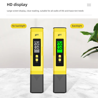 TDS & PH Meter - 0-9990ppm Digital Water Tester, 0.01 PH High Precision Pen for Aquariums & Filters, LCD PPM Monitor