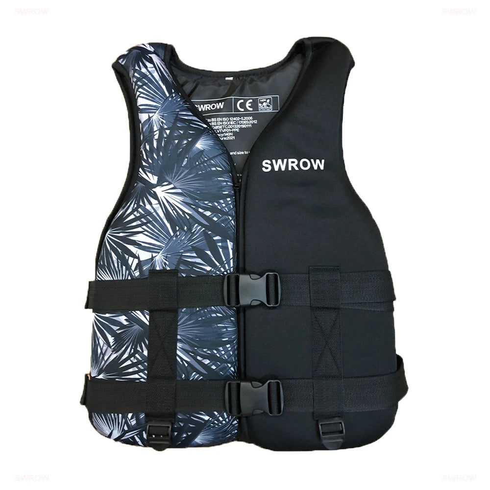 Neoprene Life Jacket for Adults & Children – Buoyancy Vest for Swimming, Boating, Skiing, and Water Sports