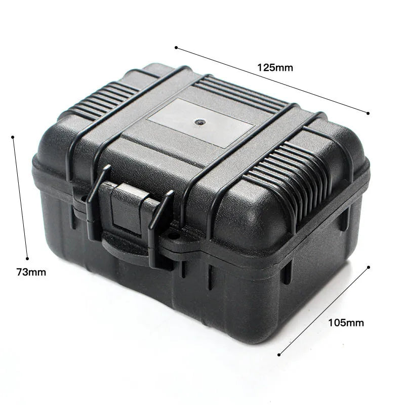 Sealed Waterproof Plastic Toolbox: Shock-Proof Instrument Case for Safety, Outdoor Portable Equipment Storage