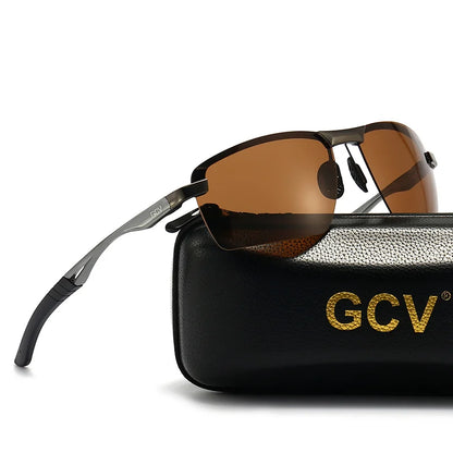 GCV Ultralight Polarized Sunglasses – Fashion Sports Eyewear for Men, Ideal for Driving, Fishing, Outdoor Travel, UV Protection Goggles