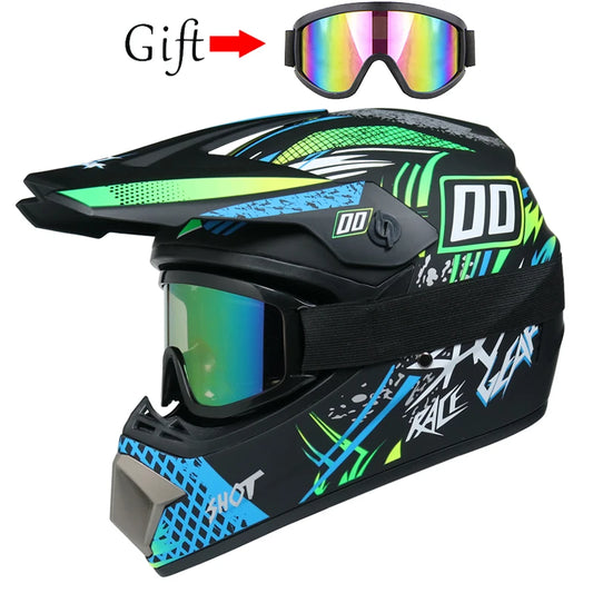Children's Off-Road Motorcycle Helmet - Bike Downhill AM DH Cross & Motocross Capacete Casco for Kids