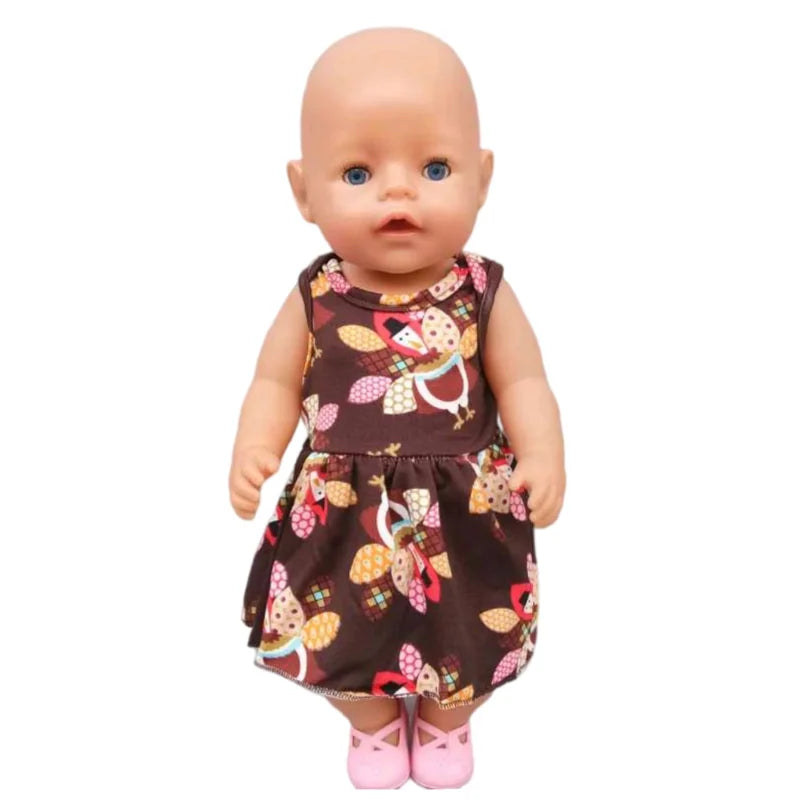 18-Inch American Girl Doll Clothes – Coat, Tights & Pants Outfit for Newborn & Baby Dolls