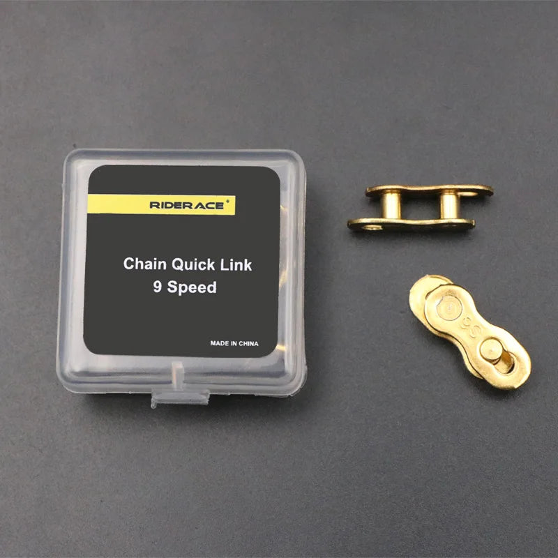 5 Pair Bicycle Chain Link Connectors — Quick Release Master Links for 6–12 Speed MTB Bikes