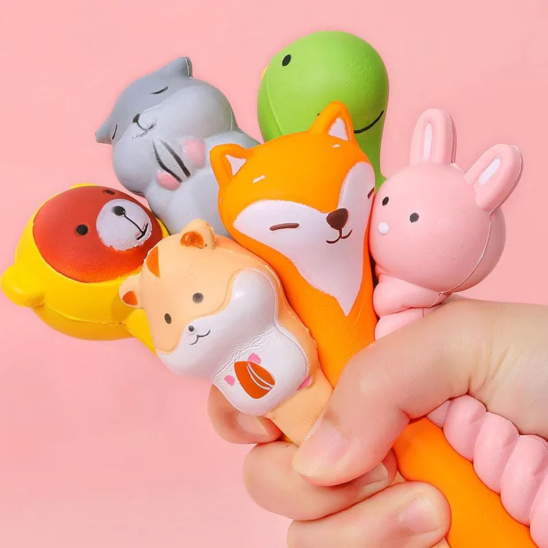 Cute Kawaii Slow-Rebound Gel Pen – Soft Sponge Stress Relief Pen for School, Office, and Creative Stationery
