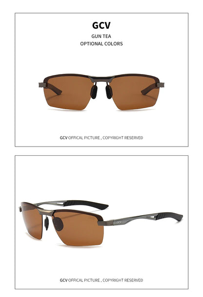 GCV Ultralight Polarized Sunglasses – Fashion Sports Eyewear for Men, Ideal for Driving, Fishing, Outdoor Travel, UV Protection Goggles