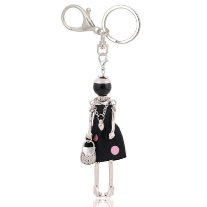 Trendy Women’s Metal Charm Keychain 2026 – Cute Statement Bag Pendant Jewelry Gift for Ladies