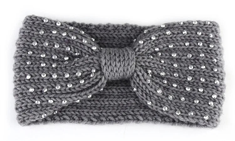 Women's Solid Color Knitted Headband – Elastic Twisted Turban Headwrap, Winter Hair Band for Girls, Fashion Hair Accessories