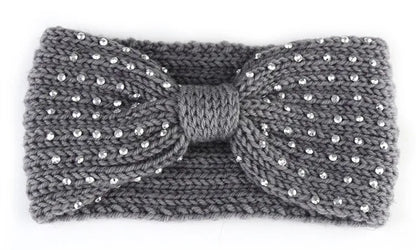 Women's Solid Color Knitted Headband – Elastic Twisted Turban Headwrap, Winter Hair Band for Girls, Fashion Hair Accessories