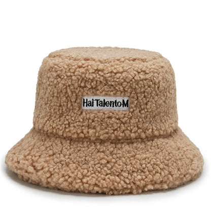 Unisex Winter Fleece Bucket Hat – Warm Cold-Resistant Fashionable Fisherman Cap with Sunshade