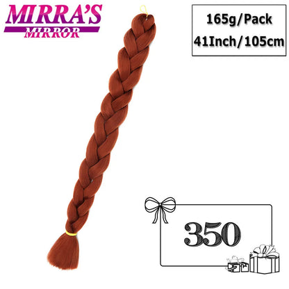 41" Jumbo Braiding Hair Extensions – Purple, Pink & Blue Ombre Synthetic Hair for Box Braids, Wholesale Support