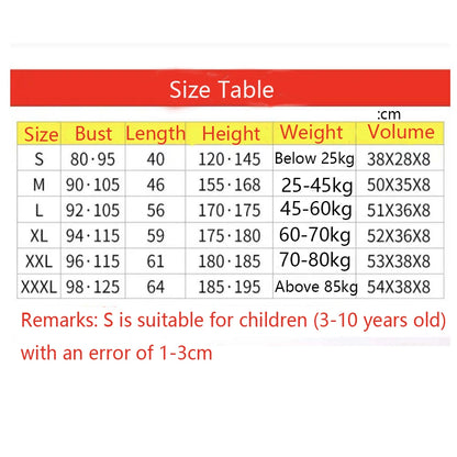 S-XXXL Swimming & Boating Life Jacket - Polyester Skiing Vest, Survival Suit for Adults & Children with Whistle, Outdoor Safety Gear