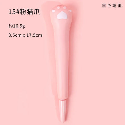 Cute Kawaii Slow-Rebound Gel Pen – Soft Sponge Stress Relief Pen for School, Office, and Creative Stationery