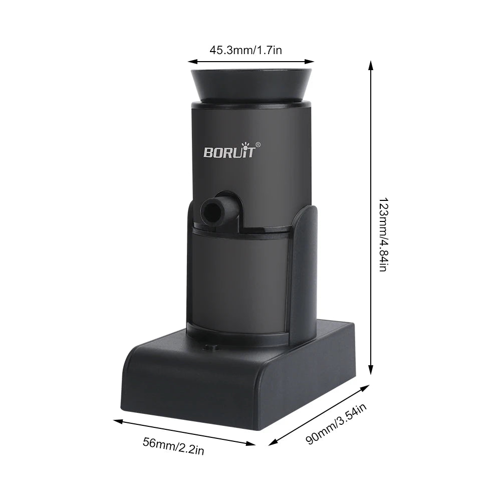 BORUiT SK305 Smoke Infuser – Portable Molecular Cuisine Smoking Gun, Cold Smoke Generator for Meat, BBQ & Cocktails